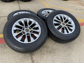 18" Lexus GX460 GX470 Tacoma 4Runner OEM 74297 CHROME wheels rims MICHELIN Texas Truck Tire