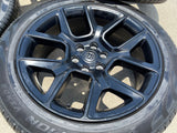 22" Dodge Ram 1500 OEM LIMITED Laramie wheels rims black 2725 2684 PIRELLI Texas Truck Tire