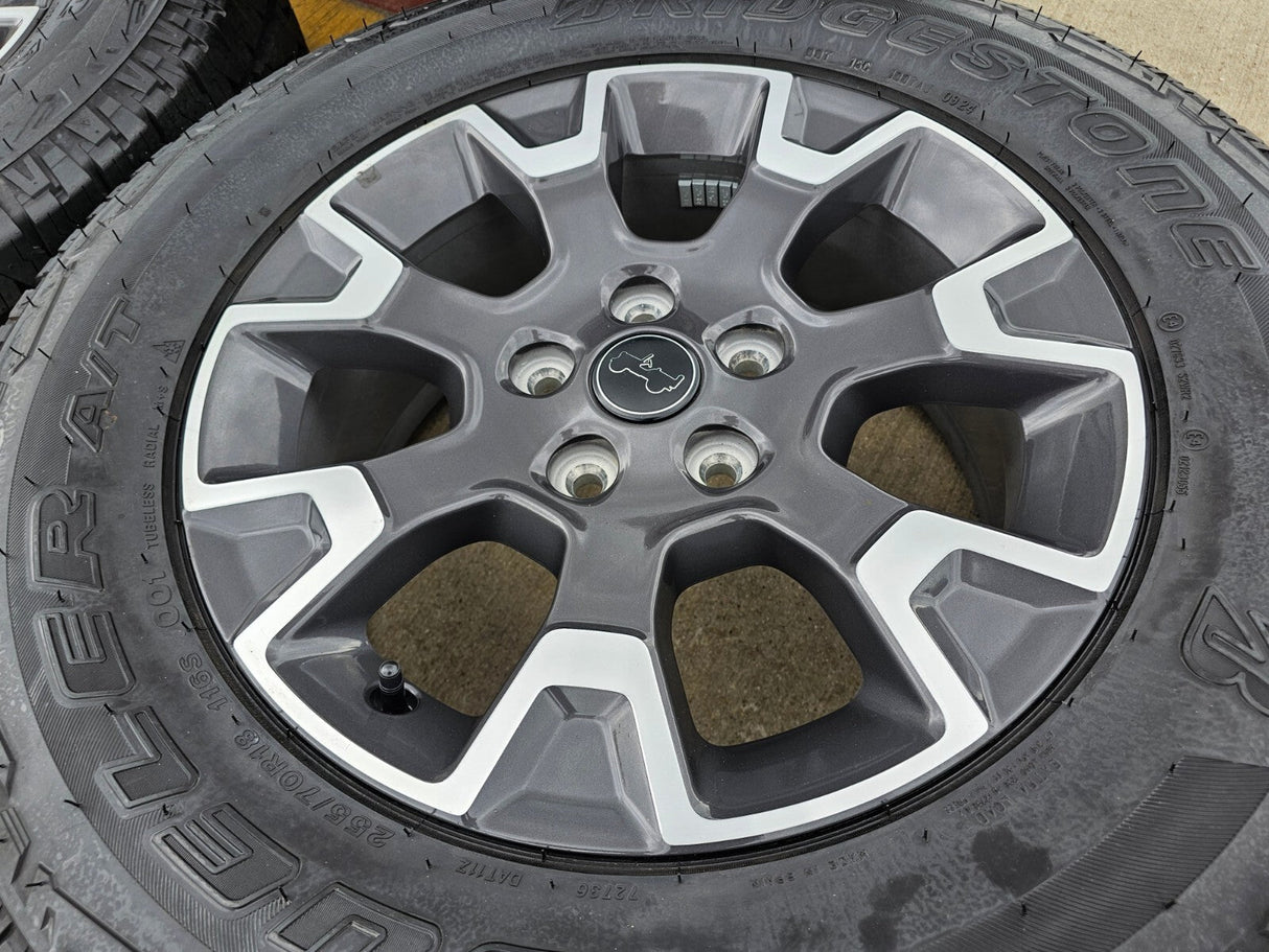 18" Jeep Wrangler Gladiator OEM 9330 wheels rims Grand Cherokee 2024 2025 NEW Texas Truck Tire