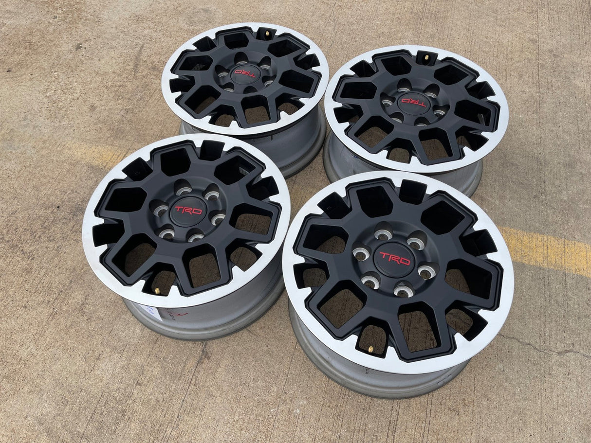 17" Toyota Tacoma 4Runner TRD OEM 10638 wheels rims 2024 2025 2026 NEW Texas Truck Tire