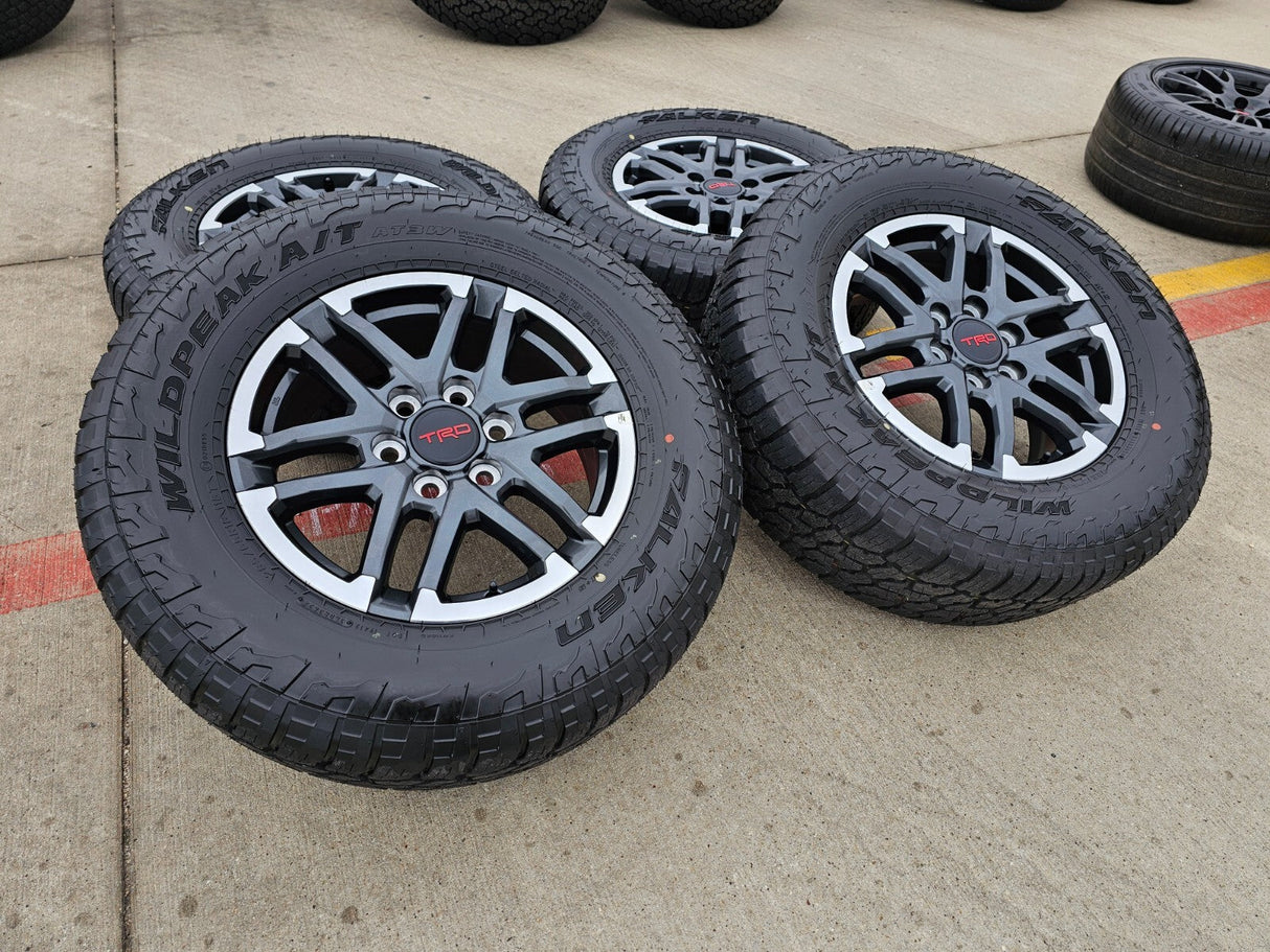 18" Toyota Tacoma TRD OEM 10641 wheels rims 2024 2025 2026 FALKEN NEW 33" Texas Truck Tire