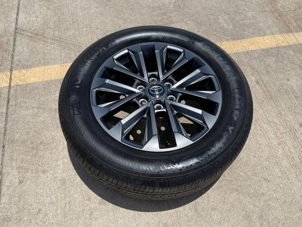 20" Toyota Land Cruiser OEM wheel rim 94057 Tundra Sequoia 2024 2025 2026 NEW Texas Truck Tire