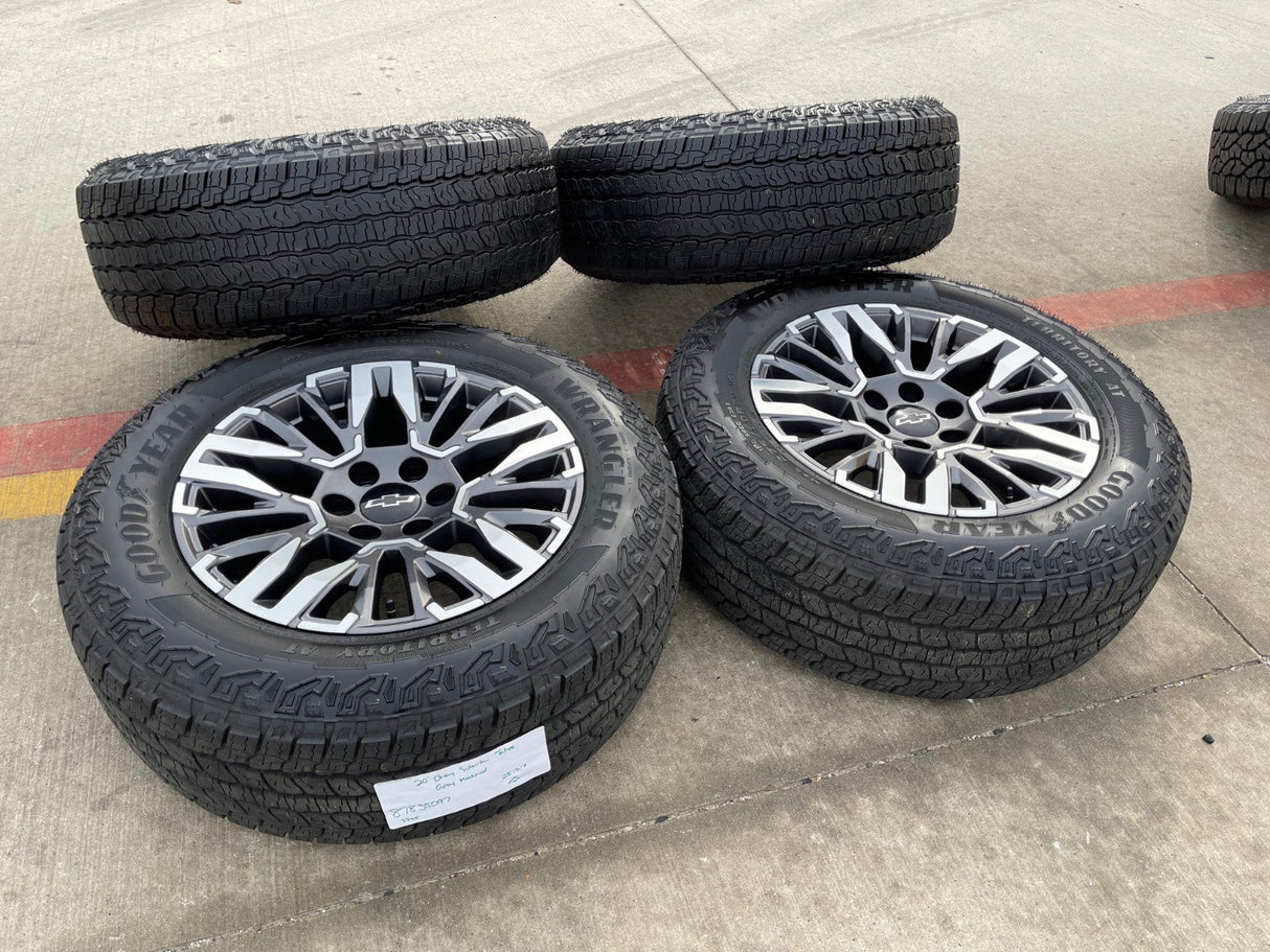 20" Chevy Silverado Z71 GMC Sierra Canyon Colorado OEM wheels rims 2025 2026 Texas Truck Tire