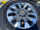 20" GMC Sierra Chevy Silverado 2500 3500 OEM 5960 5947 wheels rims BRIDGESTONE Texas Truck Tire
