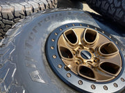 17" Ford F-150 Raptor OEM BEADLOCK rims wheels BRONZE 10459 95210 BFG 37" NEW Texas Truck Tire