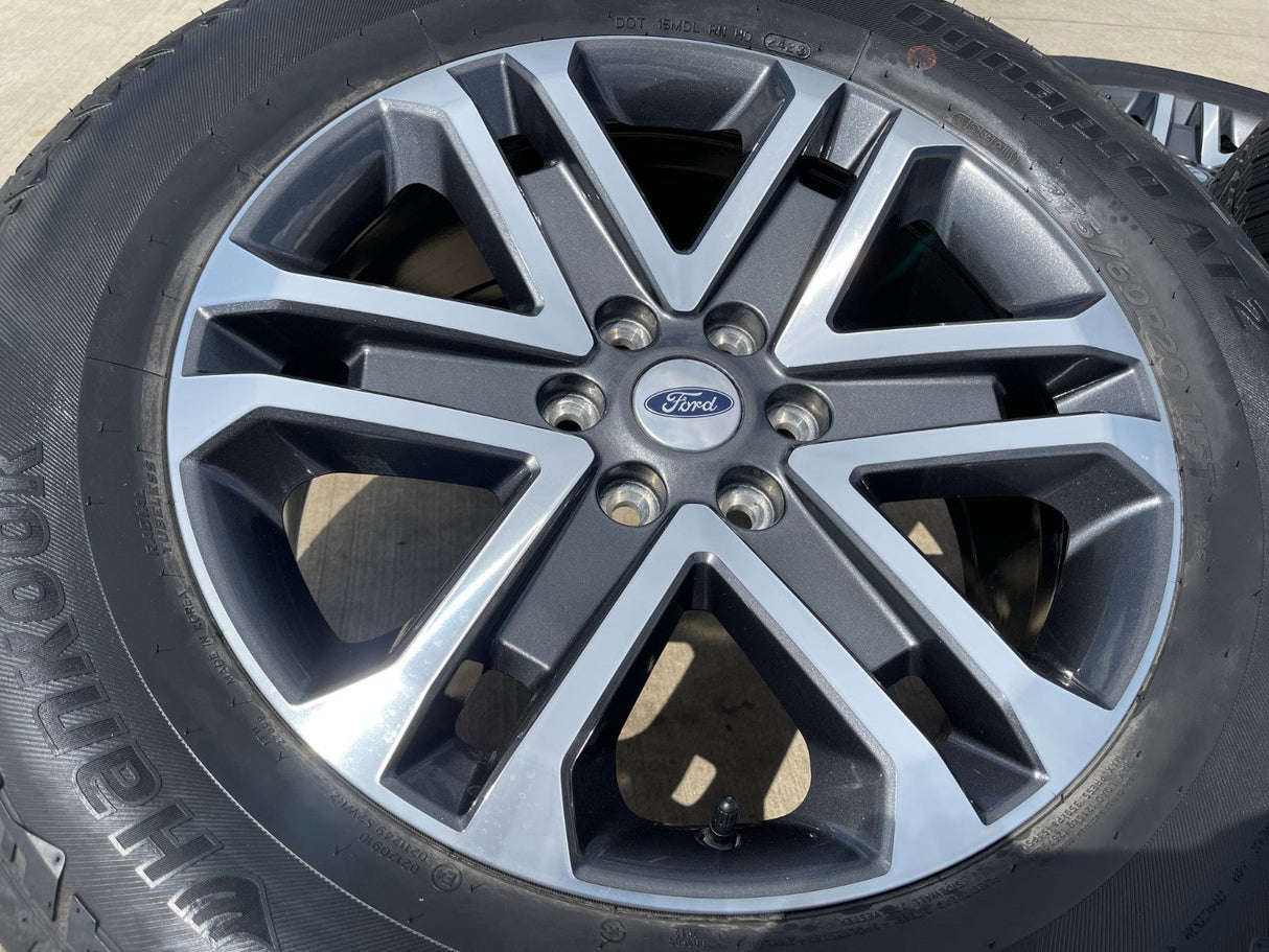 20" Ford F-150 OEM rims wheels 10345 95025 Expedition HANKOOK A/T2 GREAT DEAL Texas Truck Tire