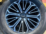 20" Nissan Titan PRO-4X Armada OEM wheels rims tires black 2023 2024 2025 2026 Texas Truck Tire