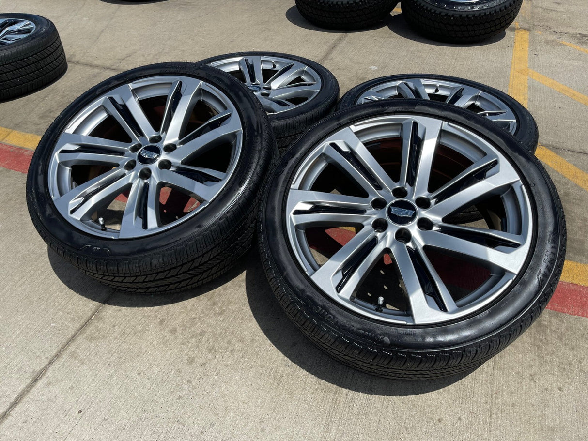 24" Cadillac Escalade V OEM wheels rims tires 2022 2023 2024 2025 2026 NEW Texas Truck Tire