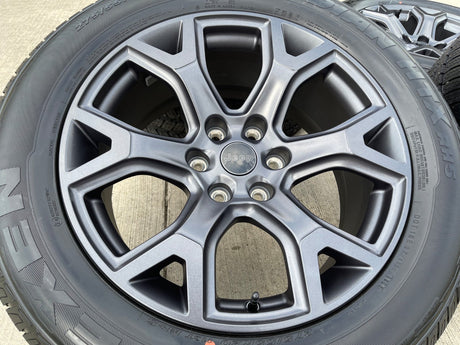 20" Jeep Grand Wagoneer Dodge Ram 1500 OEM gray 9296 wheels rims 2025 2026 NEW Texas Truck Tire