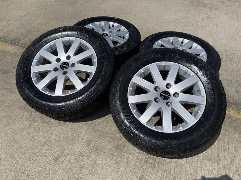 17" Jeep Grand Cherokee OEM wheels rims 2401 tires 2012 2015 2018 DISCOUNTED Texas Truck Tire