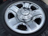 18" Dodge Ram 2500 3500 STEEL chrome OEM 2473 wheels rims 2023 2024 2025 2026 Texas Truck Tire