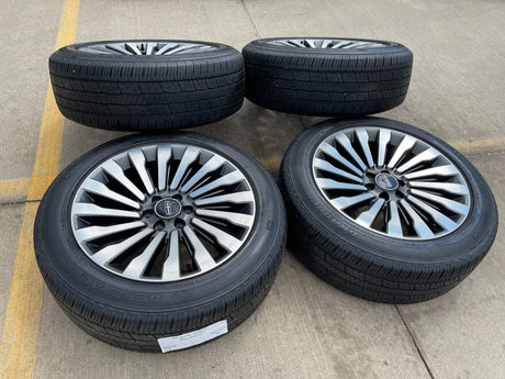 22" Lincoln Navigator OEM 10178 rims wheels BLACK LABEL 2020 2021 2022 2023 2024 Texas Truck Tire