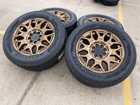 22" Hummer EV HEV 2500 OEM 8x165 14094 wheels rims 2024 2025 2026 NEW GOODYEAR Texas Truck Tire