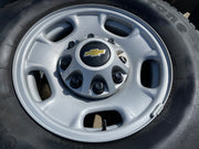17" Chevy Silverado GMC Sierra 2500 OEM 8095 wheels rims FIRESTONE TRANSFORCE AT Texas Truck Tire