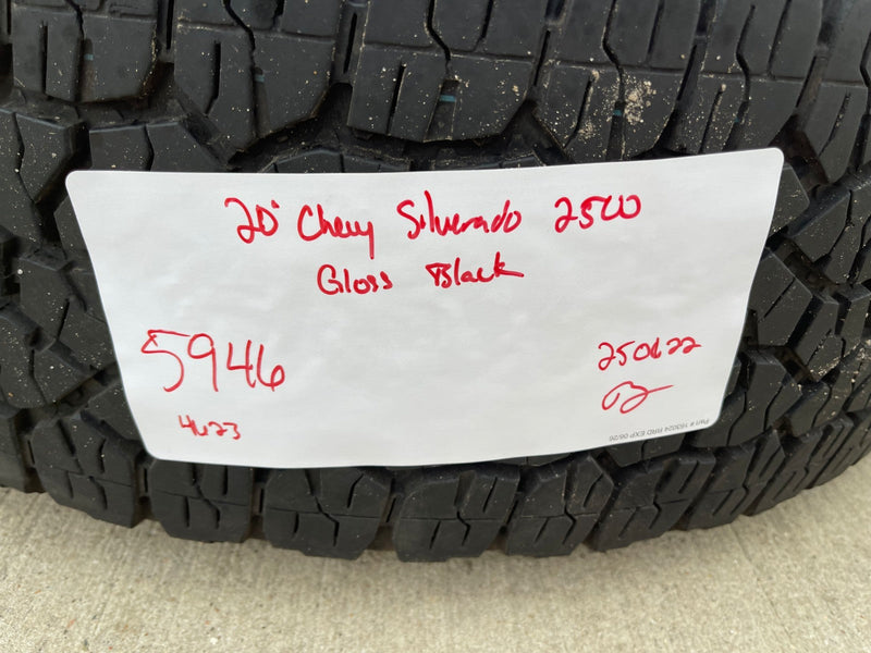 20" Chevy Silverado Trail Boss GMC AT4 2500 OEM 5946 wheels rims 2024 2025 2026 Texas Truck Tire