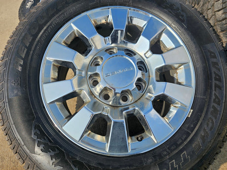20" GMC Sierra 2500 3500 DENALI OEM 5704 wheels rims tires HERCULES Texas Truck Tire