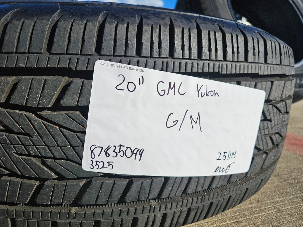 20" GMC Sierra Yukon Chevy Silverado OEM wheels rims 2024 2025 2026 NEW Texas Truck Tire