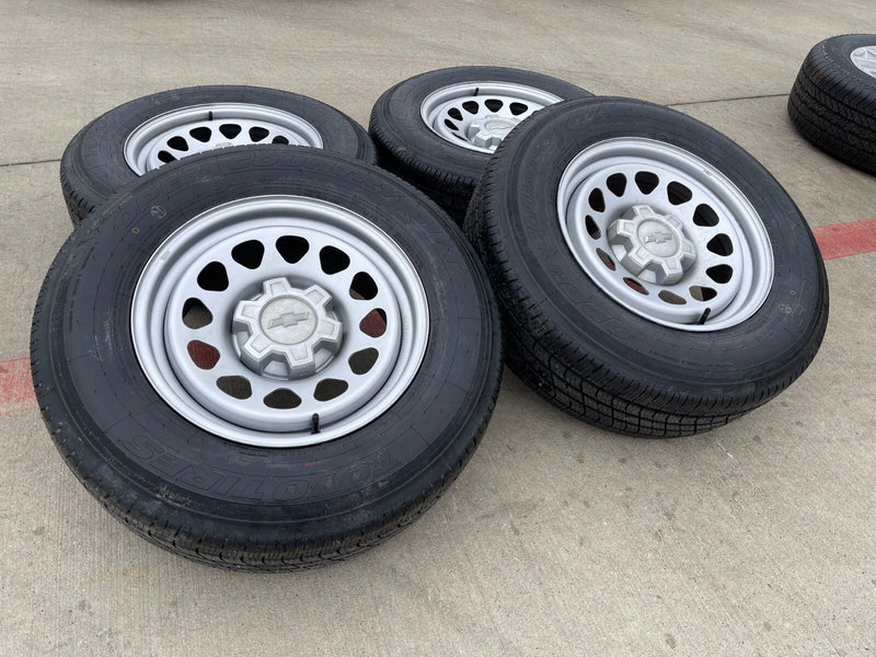 17" Chevy Silverado OEM wheels rims Tahoe Colorado 8130 GMC Canyon 2024 2025 NEW Texas Truck Tire