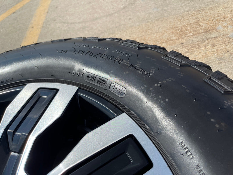20" GMC Sierra AT4X 2500 3500 OEM wheel rim 5958 14138 Chevy Silverado Texas Truck Tire