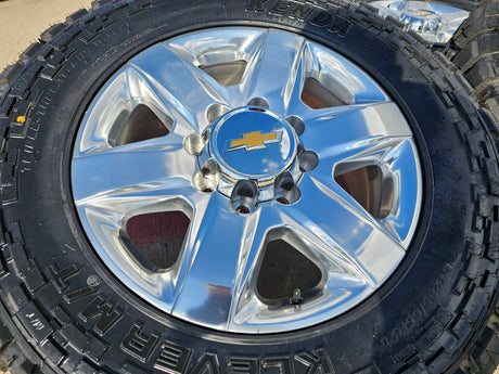 20" Chevy Silverado High Country 2500 3500 OEM 5962 wheels rims 2024 2025 NEW Texas Truck Tire