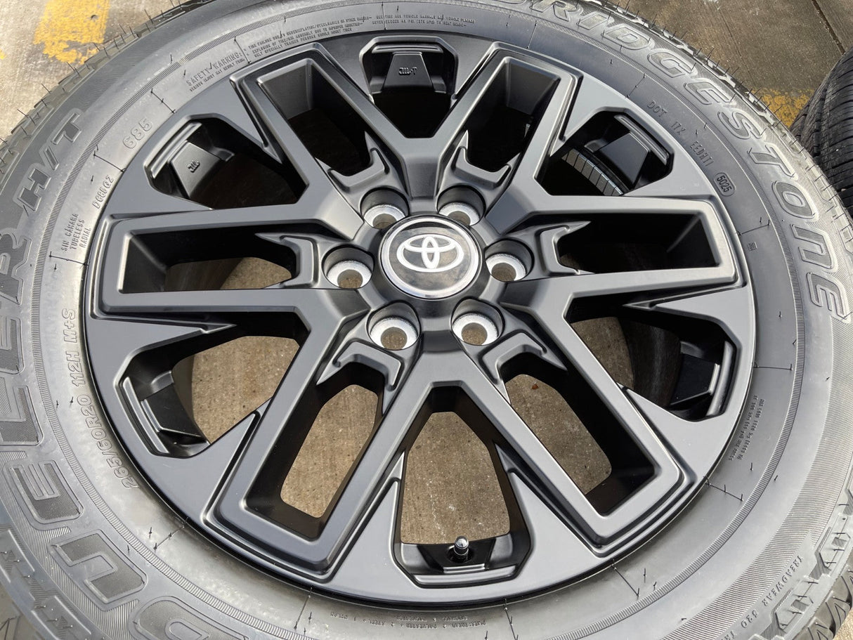 20" Toyota Tundra TRD OEM wheels rims TSS 75276 95295 Sequoia 2024 2025 2026 NEW Texas Truck Tire