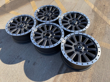 (5) 18" INEOS Grenadier OEM wheels rims beadlock 2023 2024 2025 2026 NEW Texas Truck Tire