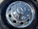 17" Dodge Ram 3500 Dually Laramie 8x200 wheels rims 2701 2702 OEM FIRESTONE Texas Truck Tire