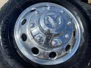 17" Dodge Ram 3500 Dually Laramie 8x200 wheels rims 2701 2702 OEM FIRESTONE Texas Truck Tire