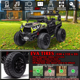 Remote Controlled Kids Electric 4x4 Truck Ride-on Toy - 24V Quad ATV