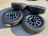18" Ram 2500 3500 LARAMIE OEM wheels rims 2694 tires MICHELIN DEFENDER LTX M/S2 Texas Truck Tire