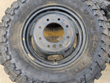 17" Dodge Ram 3500 Dually Laramie 8x200 wheels rims 2703 2704 OEM TOYO M/T 33" Texas Truck Tire