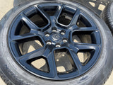 22" Dodge Ram 1500 OEM LIMITED Laramie wheels rims black 2725 2684 PIRELLI Texas Truck Tire
