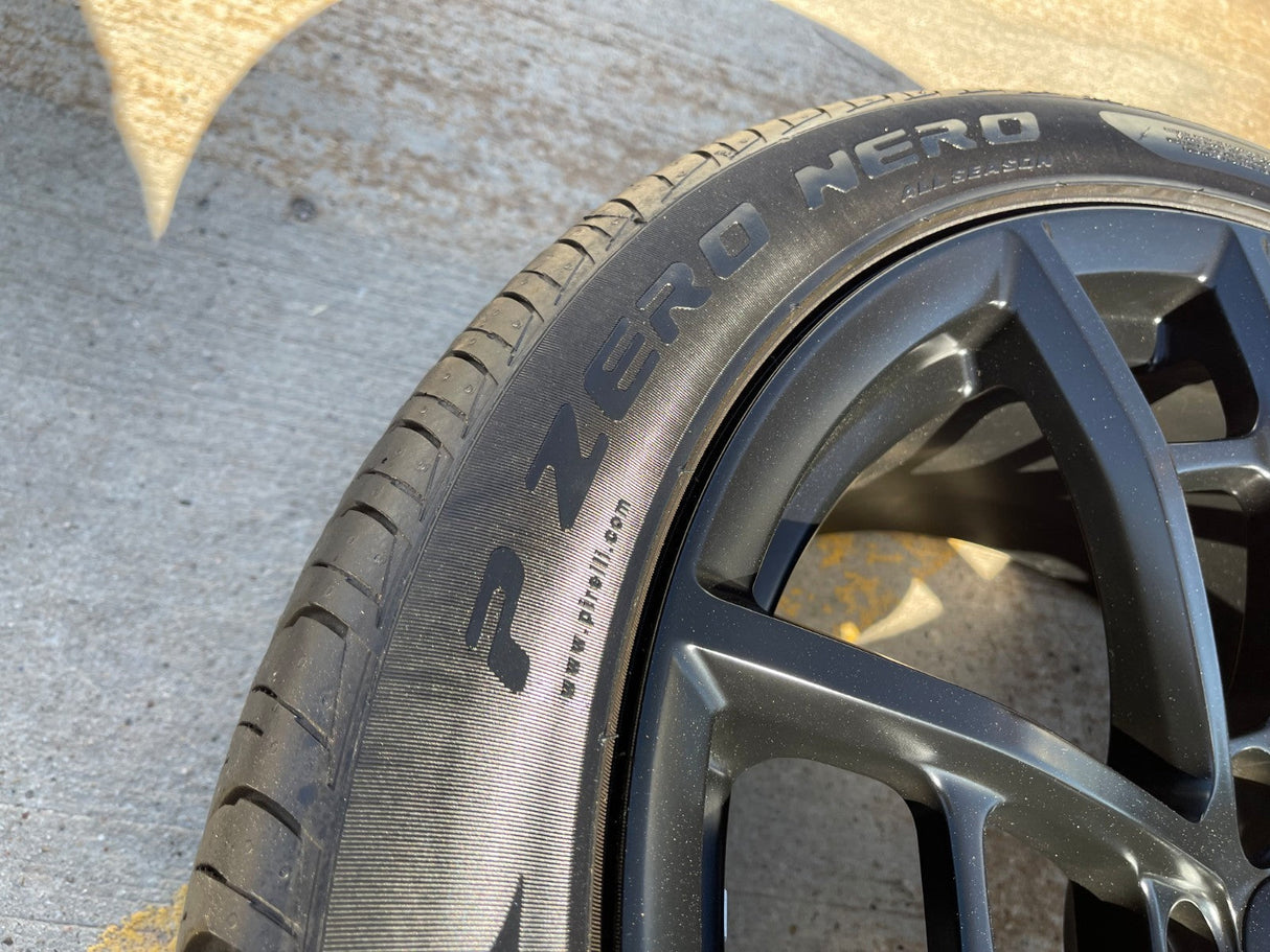 (1) 20" Dodge Charger SRT HELLCAT OEM 2605 2715 wheel rim tire spare PIRELLI Texas Truck Tire