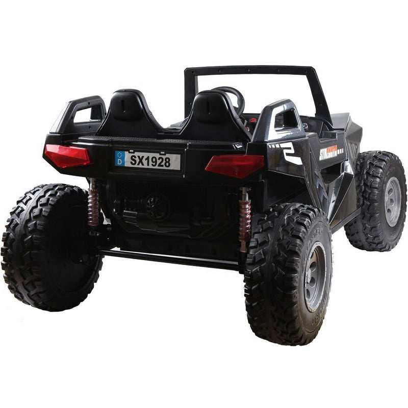 MotoTec Baja UTV 4x4 24v Carbon Fiber (2.4ghz Remote Control), Ride-On Vehicle