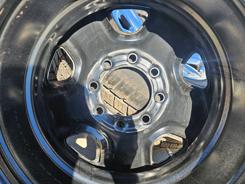 18" Dodge Ram 2500 3500 STEEL chrome OEM 2473 wheels rims CONTINENTAL Texas Truck Tire