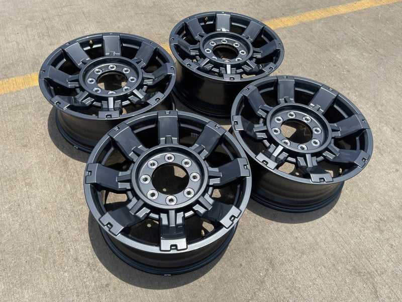 20" Ford F-250 F-350 OEM 10296 10485 gray Lariat wheels rims 2024 2025 2026 NEW Texas Truck Tire