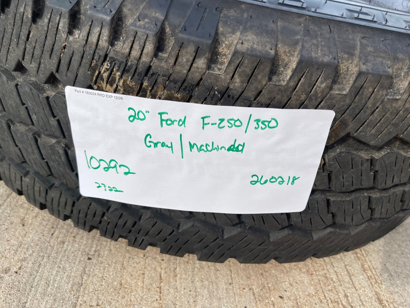 20" Ford F-250 F-350 OEM Lariat wheels rims 10292 tires BRIDGESTONE DUELER A/T Texas Truck Tire