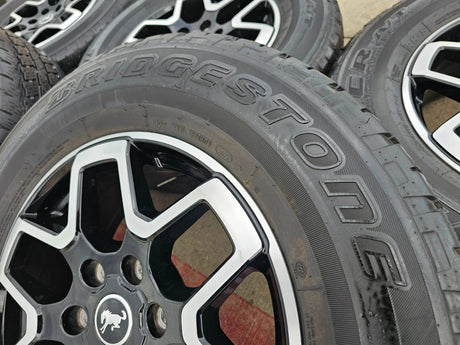 18" Ford Bronco wheels rims black 95213 Ranger tires 2022 2023 2024 2025 2026 Texas Truck Tire