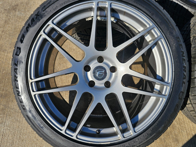 20" 20x9.5 20x10.5 Forgestar Performance F14 Dodge Charger Challenger wheel rims Texas Truck Tire