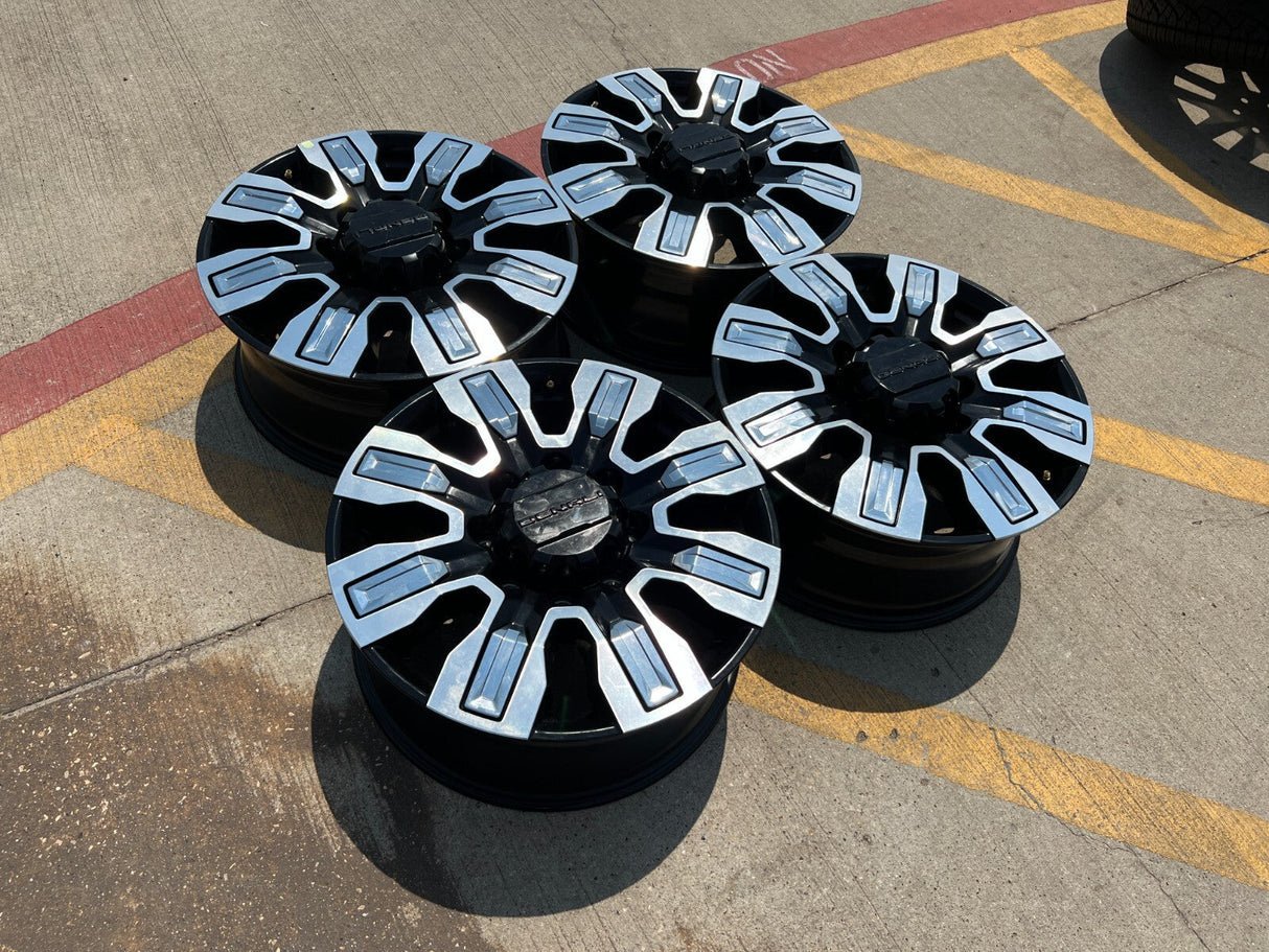 20" Chevy Silverado ULTIMATE 2500 3500 OEM 5958 14138 wheels rims 2024 2025 NEW Texas Truck Tire