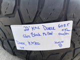 22x9 22" KMC Duece KM702 Chevy Silverado RAM wheels rims 6x139 6x5.5 tires TOYO Texas Truck Tire