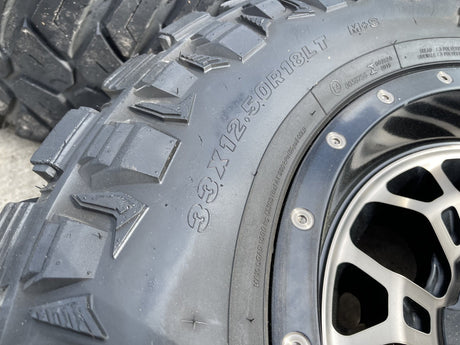 18" 18x9 Fuel Crush D561 Jeep Wrangler wheels rims 5x114.3 5x4.5 5x5 5x127 35" Texas Truck Tire