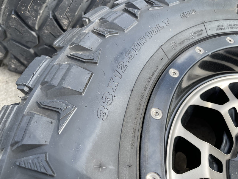 18" 18x9 Fuel Crush D561 Jeep Wrangler wheels rims 5x114.3 5x4.5 5x5 5x127 35" Texas Truck Tire