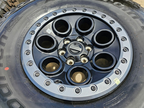 17" Ford F-150 Raptor OEM BEADLOCK 10612 rims wheels BFG KO2 37" NEW Texas Truck Tire