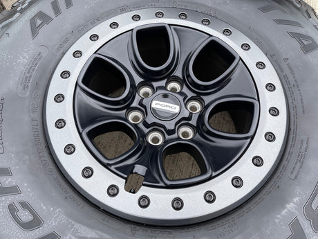 17" Ford F-150 Raptor OEM BEADLOCK rims wheels 10459 95210 BFG KO2 37" tires NEW Texas Truck Tire