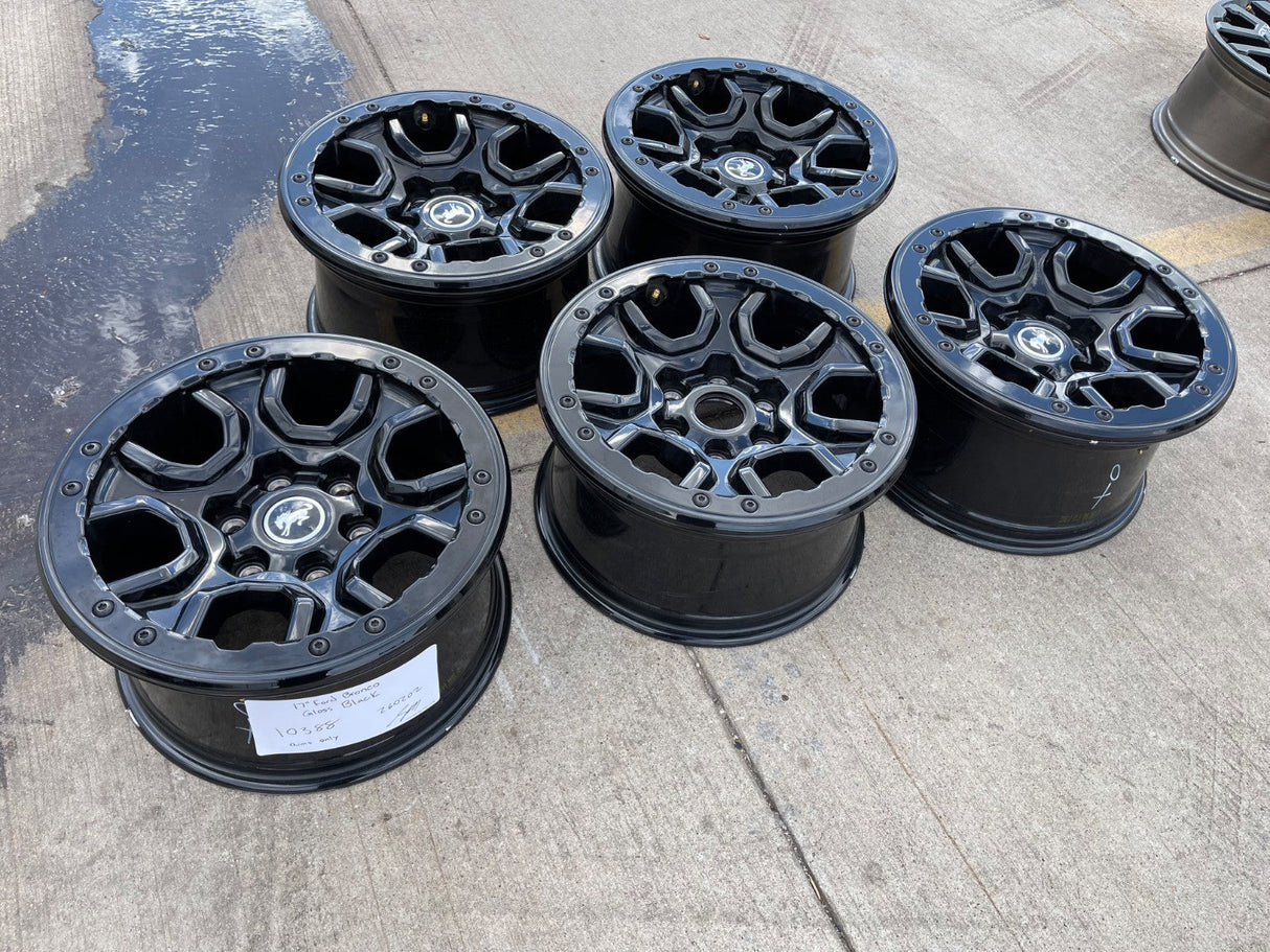 17" Ford Bronco SASQUATCH wheels rims BEADLOCK 10388 Ranger 2025 2026 NEW Texas Truck Tire