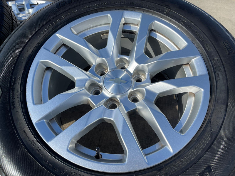 18" Chevy Silverado Suburban Tahoe OEM 5912 wheels rims GMC Yukon Sierra GENERAL Texas Truck Tire