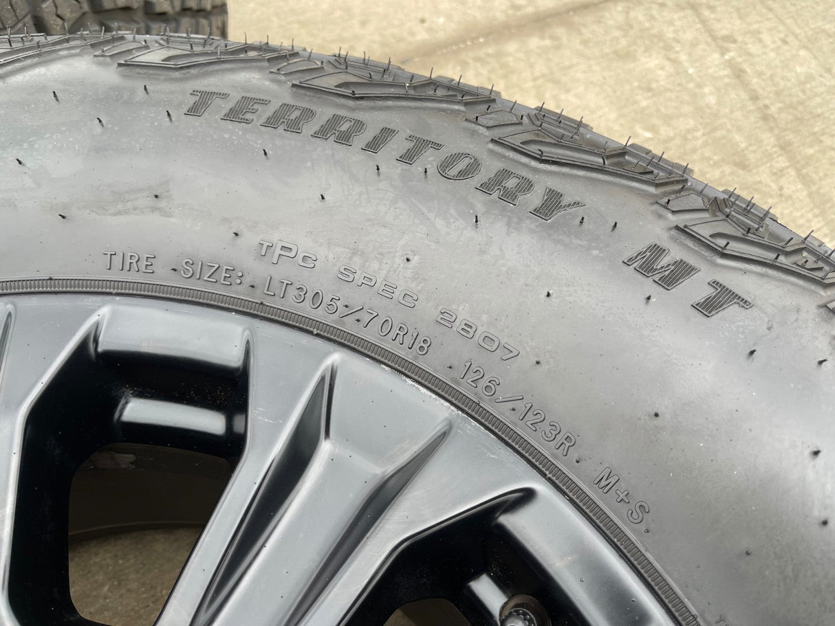 18" Ford F-250 F-350 TREMOR OEM rims wheels 10097 tires GOODYEAR 35" Texas Truck Tire