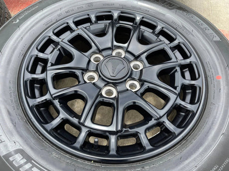 18" Toyota Tundra TSS T FORCE TRD OEM black wheels rims Sequoia 2025 2026 NEW Texas Truck Tire