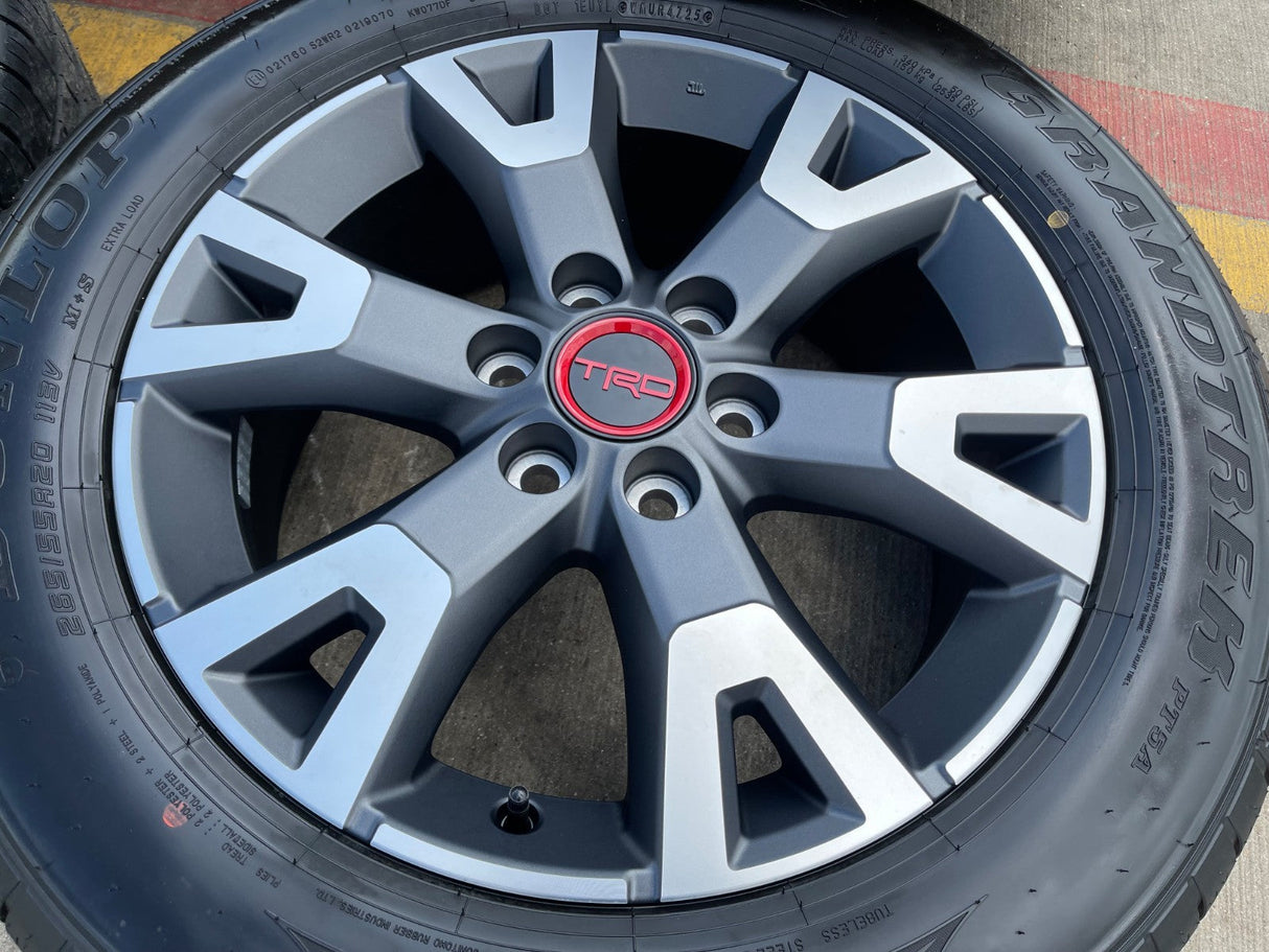 20" Toyota 4Runner TRD OEM 94198 wheels rims Tundra Sequoia 2025 2026 DUNLOP NEW Texas Truck Tire